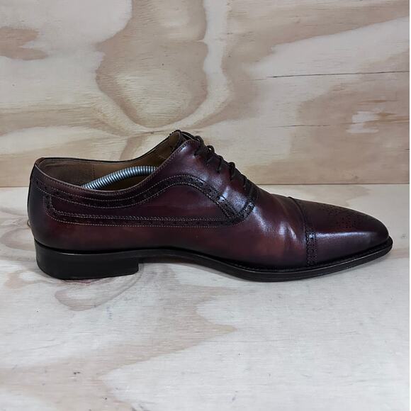 Magnanni - Martino Cap Toe Cognac - Oxfords Dress - Brown - Men\'s - 13 M - 19267